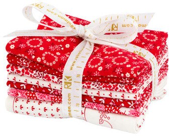 Great Deals Windowsill Garden Bundle Redwork Colorstory by Darlene Zimmerman for Robert Kaufman