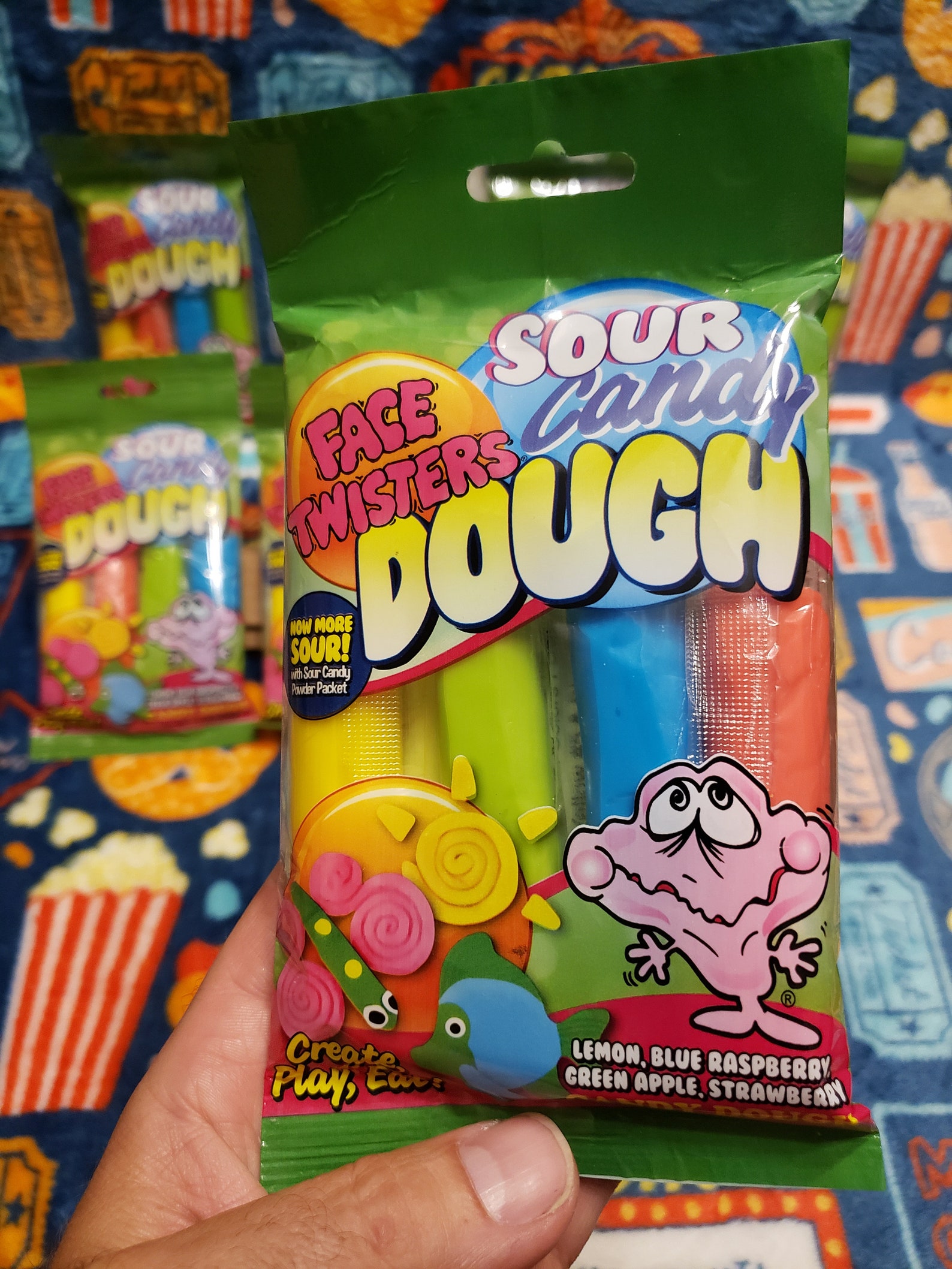 Face Twisters Sour Candy Dough 3.5 Oz. Bag Etsy Canada