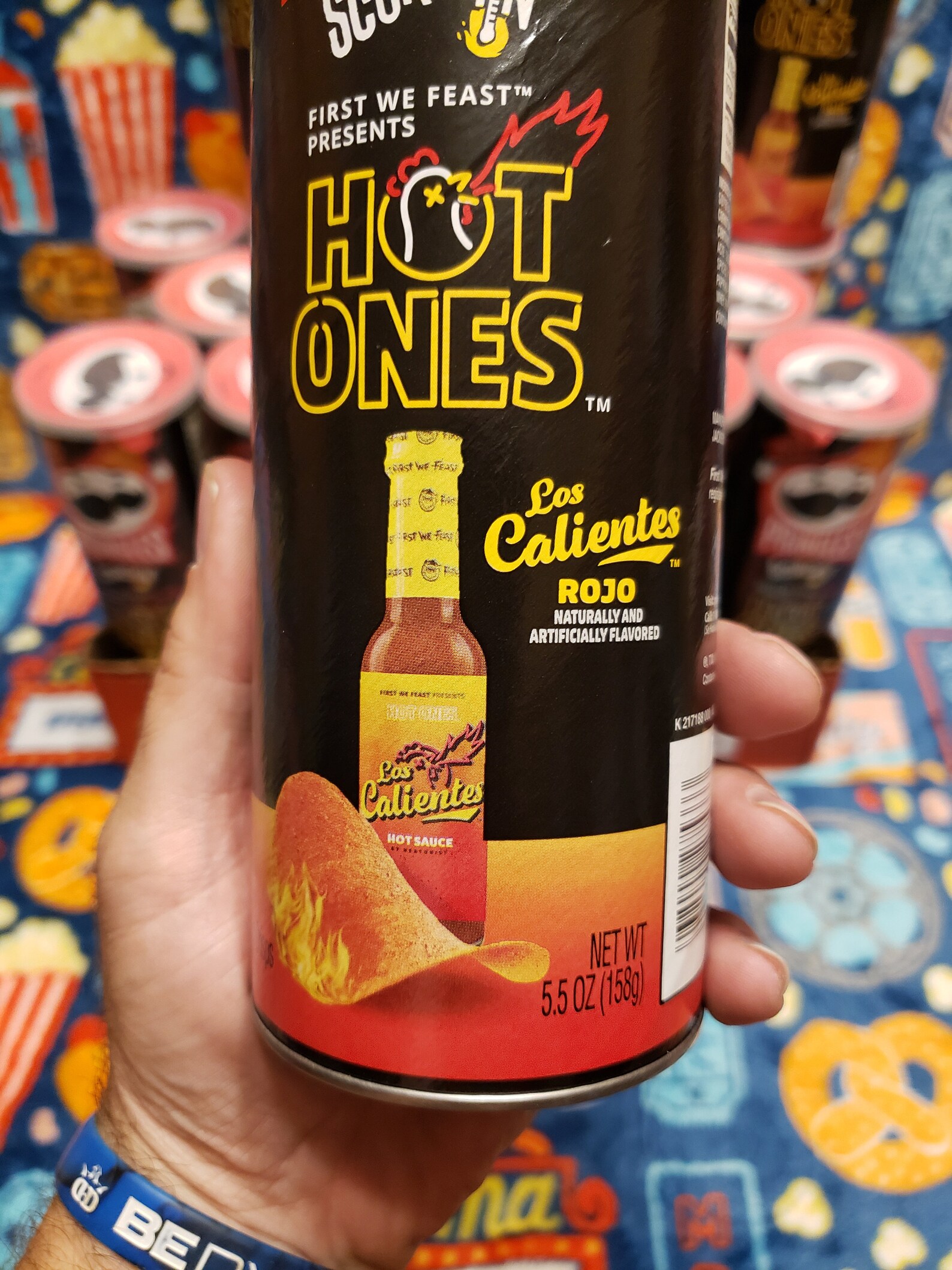 Pringles Scorchin' Hot Ones Los Calientes Rojo Potato Etsy Australia