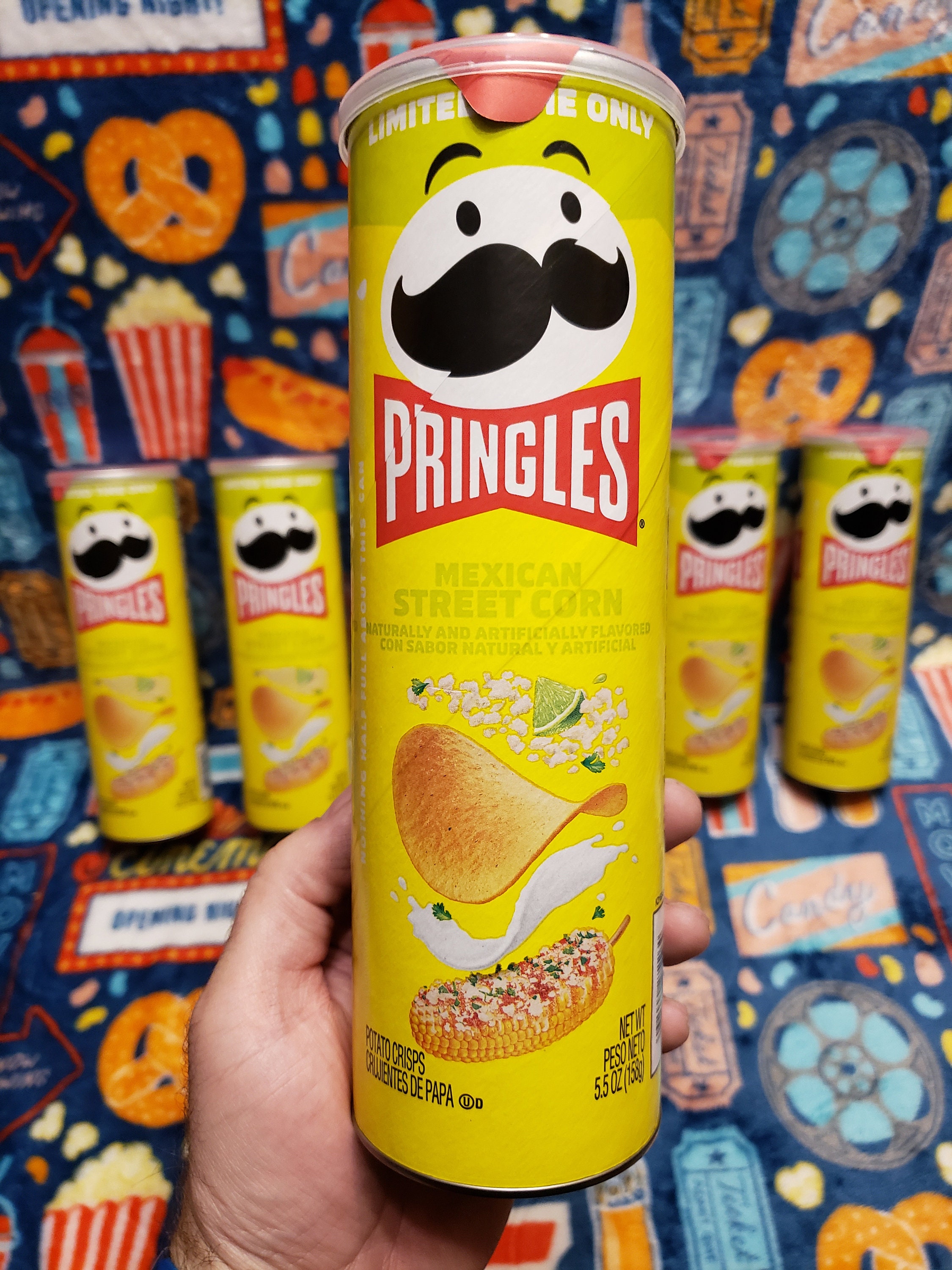 Pringles Potato Crisps Chips Mexican Street Corn Shop Chips, 51 OFF