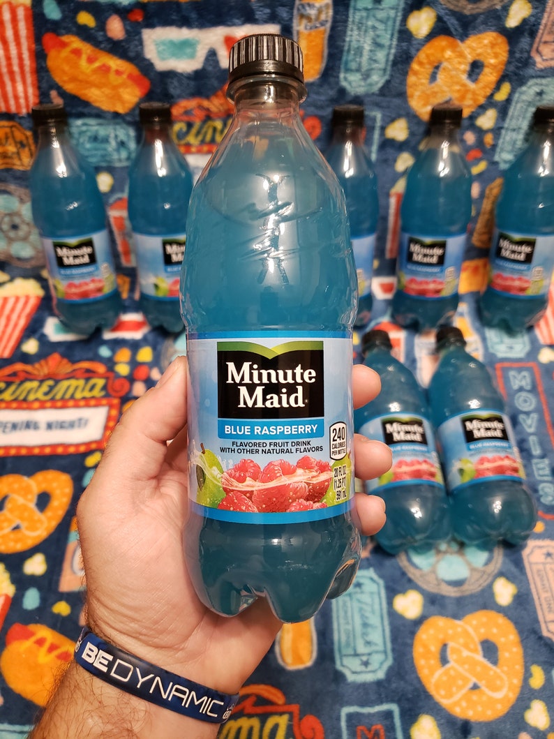 Minute Maid Blue Raspberry 20 Oz. Bottle exp. Etsy