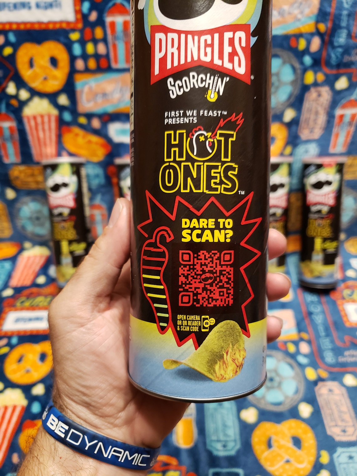 Pringles Scorchin' Hot Ones Los Calientes Verde Potato | Etsy UK