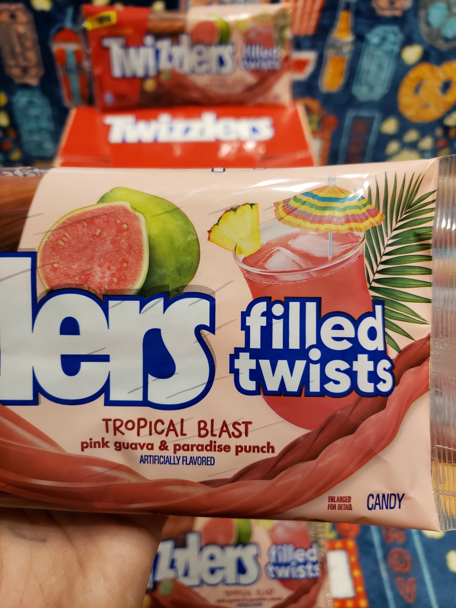 Twizzlers Filled Twists Tropical Blast Pink Guava & Paradise Etsy