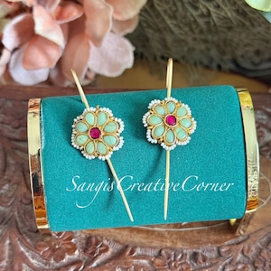 Jadau Bugadi Design| Jadau Jewlery|accessory| Handcrafted|gold Finish