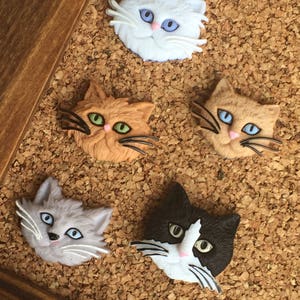 Cat Thumb Tacks,Kitten Decor,Cat Lover Decor,Thumbtacks,Crazy Cat Lady Gift,Cat Gifts for Women,Pushpins,Cat Decor,Push Pins,Cat Lover Gift