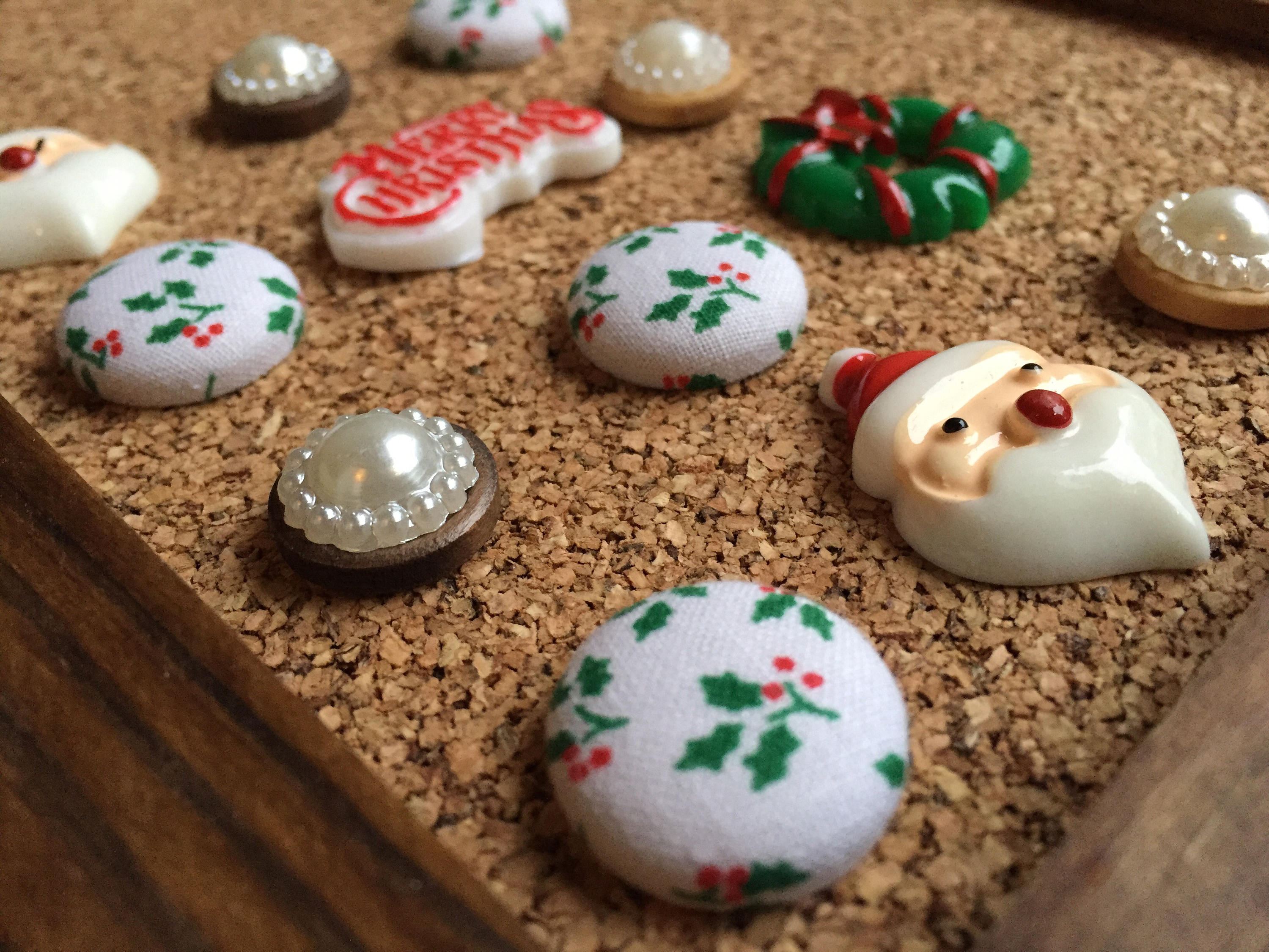 Christmas Push Pinsxmas Decorholiday Decor Giftsretro Etsy