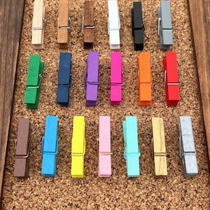 Clothespin Thumb Tacks,Pushpins,Thumbtacks,Push Pins,Teen Girl Gifts,Gifts for Coworkers,Gifts under 10,Office Decor,College Dorm Decor Girl image 9