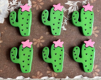Cactus Magnet,Fiesta Magnets,Cinco De Mayo Decorations,Desert Magnets,Fiesta Party Favors,Cactus Gift Ideas for Women,Prickly Plant Magnets