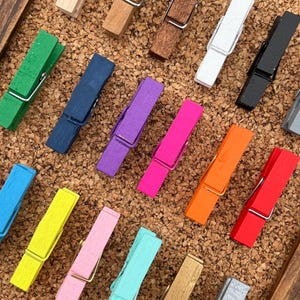 Clothespin Thumb Tacks,Pushpins,Thumbtacks,Push Pins,Teen Girl Gifts,Gifts for Coworkers,Gifts under 10,Office Decor,College Dorm Decor Girl image 7