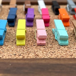 Clothespin Thumb Tacks,Pushpins,Thumbtacks,Push Pins,Teen Girl Gifts,Gifts for Coworkers,Gifts under 10,Office Decor,College Dorm Decor Girl image 6