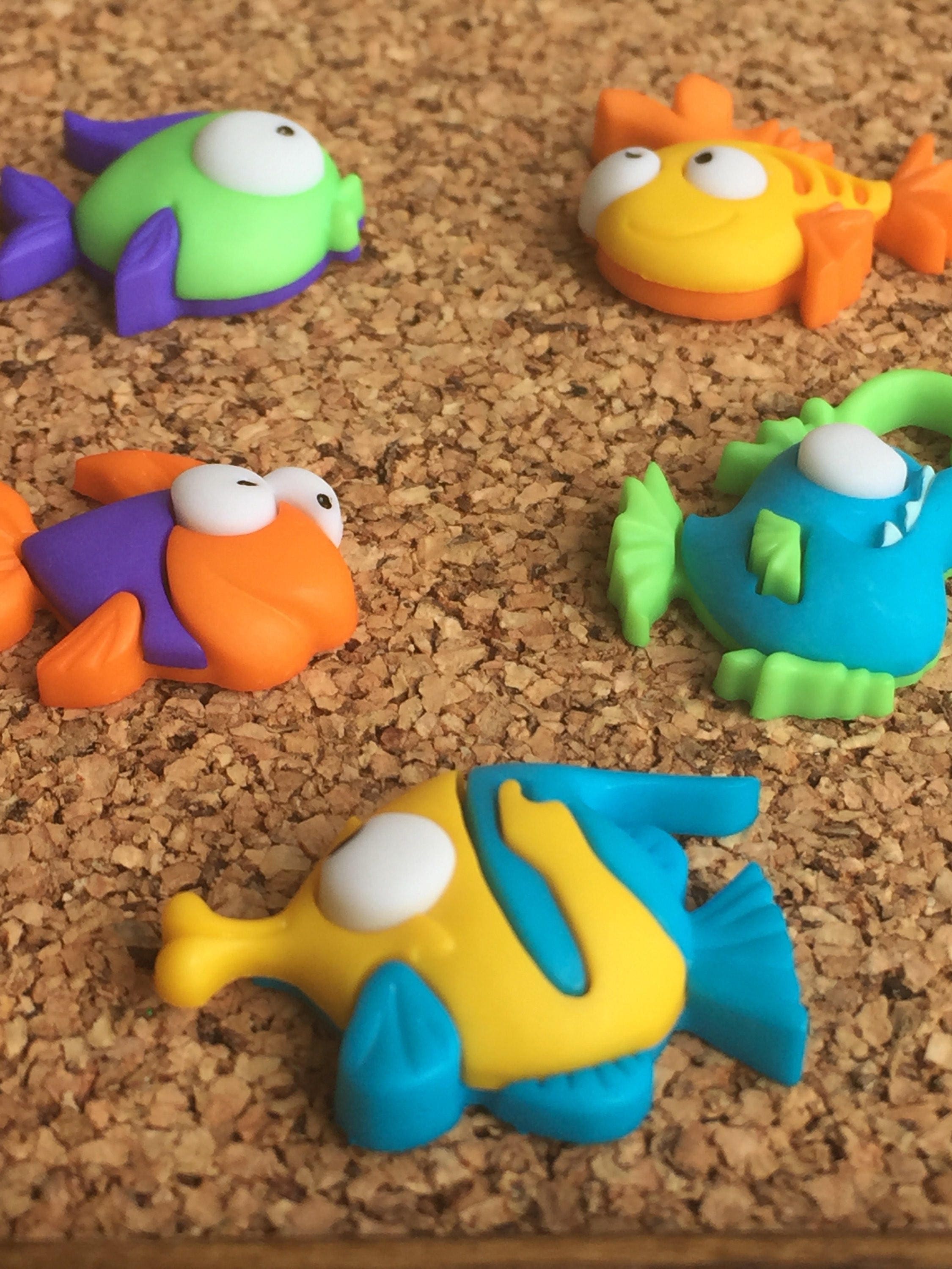 Fish Push Pins,fish Lover Gifts,thumbtacks,auquatic Gifts,fish ...