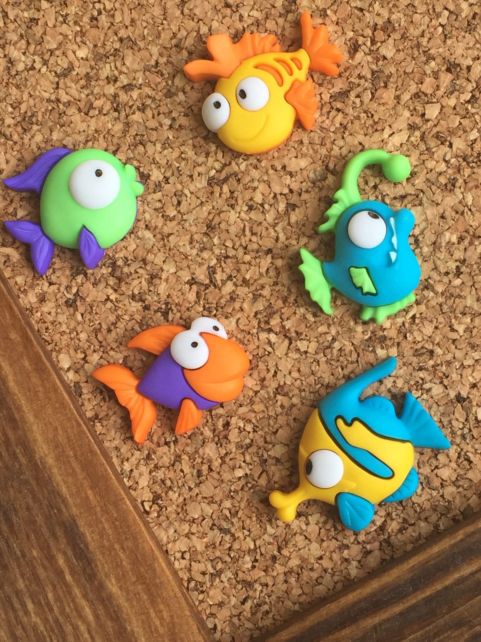 Fish Push Pins,fish Lover Gifts,thumbtacks,auquatic Gifts,fish ...