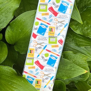 Schule Lesezeichen,Kindergarten,Schulbedarf für Kinder,Geschenk zum Schulanfang für Studenten,Klassenzimmer Geschenke,Lesezeichen Kinder,Büroklammern