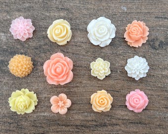 Floral Magnets,Spring Gifts Small,Pretty Magnets,Coworker Gift,Magnets Favors,Desk Decor for Women,Gift for Close Friends,Magnet Picture