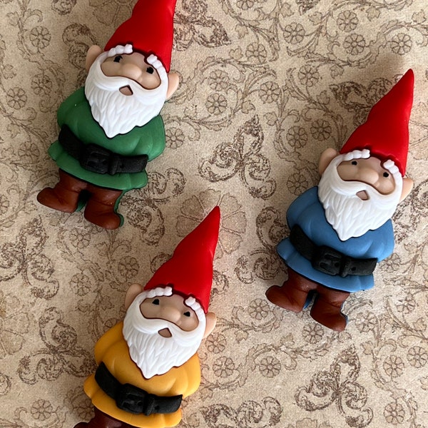 Gnome Magnets,Cute Magnets for Office,Garden Magnets,Spring Gnomes,Gifts for Gnome Lovers,Gnome Decorations,Gnome Gift Set,Elf Decor,Troll