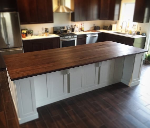 Black walnut kitchen island Black walnut kitchen island