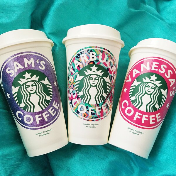 Starbucks Cup | Custom Starbucks Cup | Starbucks Tumbler | Personalized Starbucks Cup | Monogram Starbucks Cup | Starbucks Reusable Cup