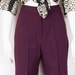 PURPLE STRAIGHT LEG PANTS main image 1