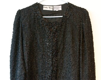 Beaded Formal Jacket - Etsy Canada