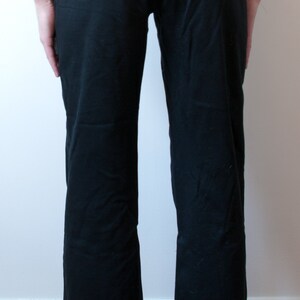 Vintage Black Crop Pants image 7
