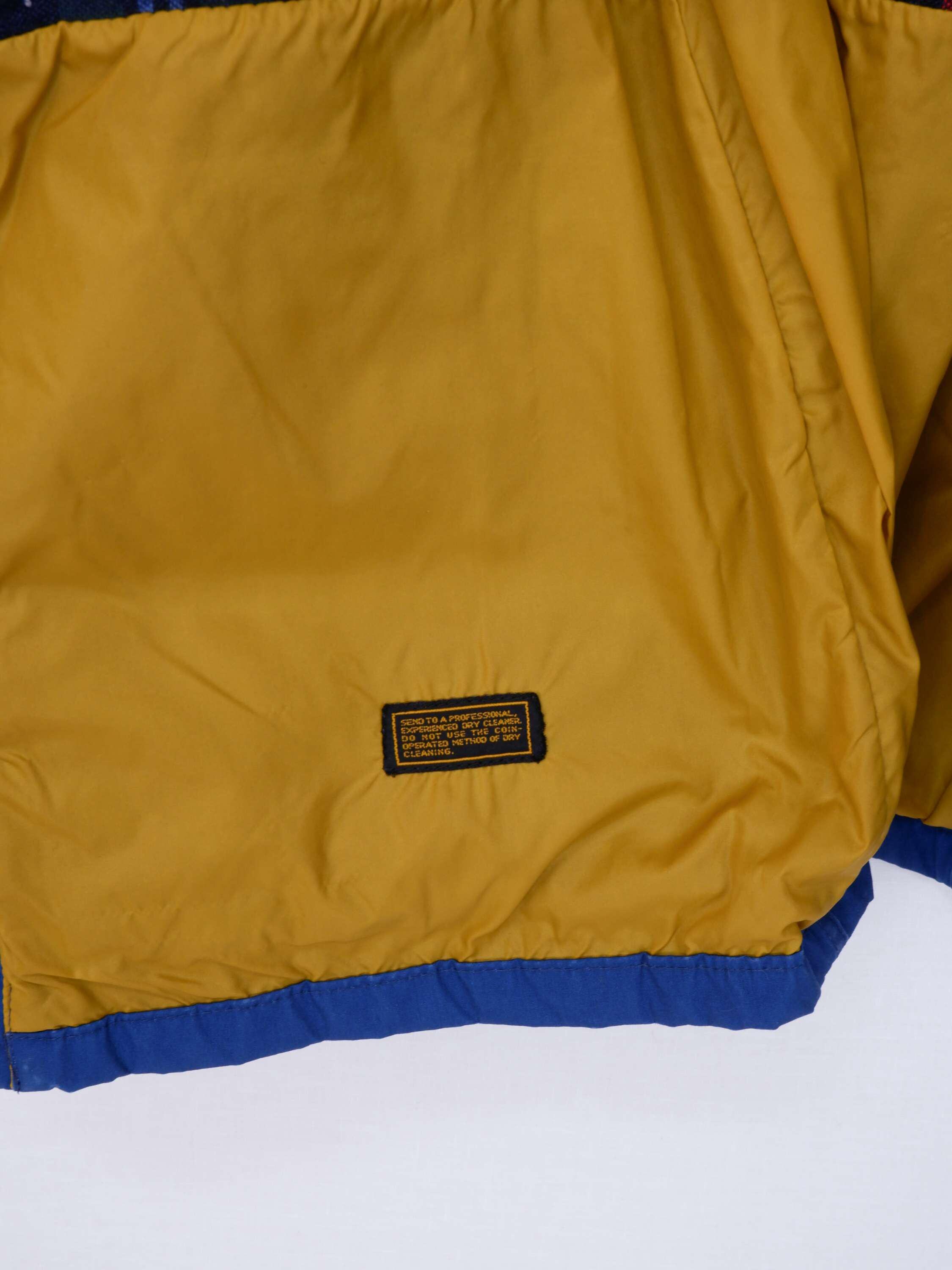 Vintage Hooded Jacket by Eddie Bauer - Medium Blue 1980s Anorak 
