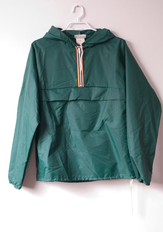 1980's Green Windbreaker Jacket / Vintage Kayjet S