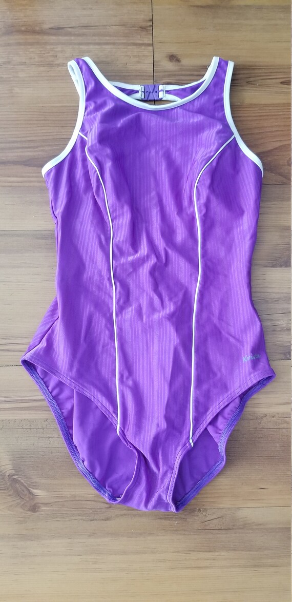 Vintage 80s Purple One Piece Ski Suit Retro Snowsuit Gem