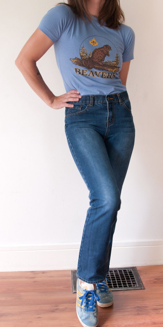 Vintage Style Lee Straight Leg Jeans / Vintage Hig