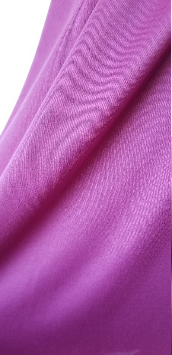 1970s Pleated Purple Midi Dress  - image 9