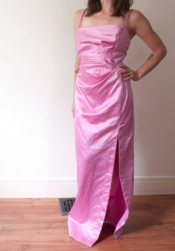 1990's Pink Jessica McClintock Gown / Vintage Gunn