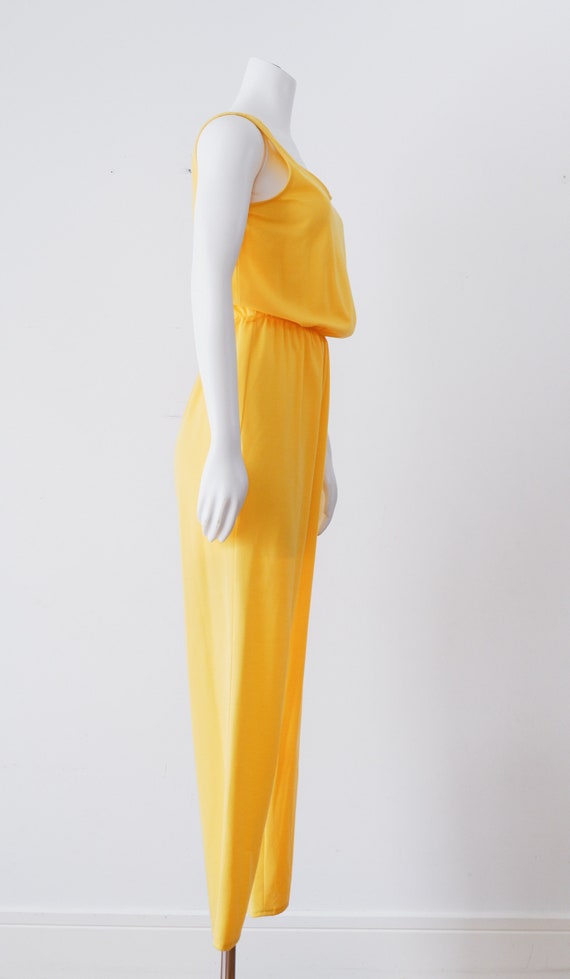 1980s Yellow Jumpsuit - image 5