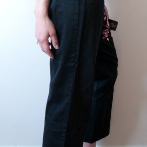 Vintage Black Crop Pants image 8