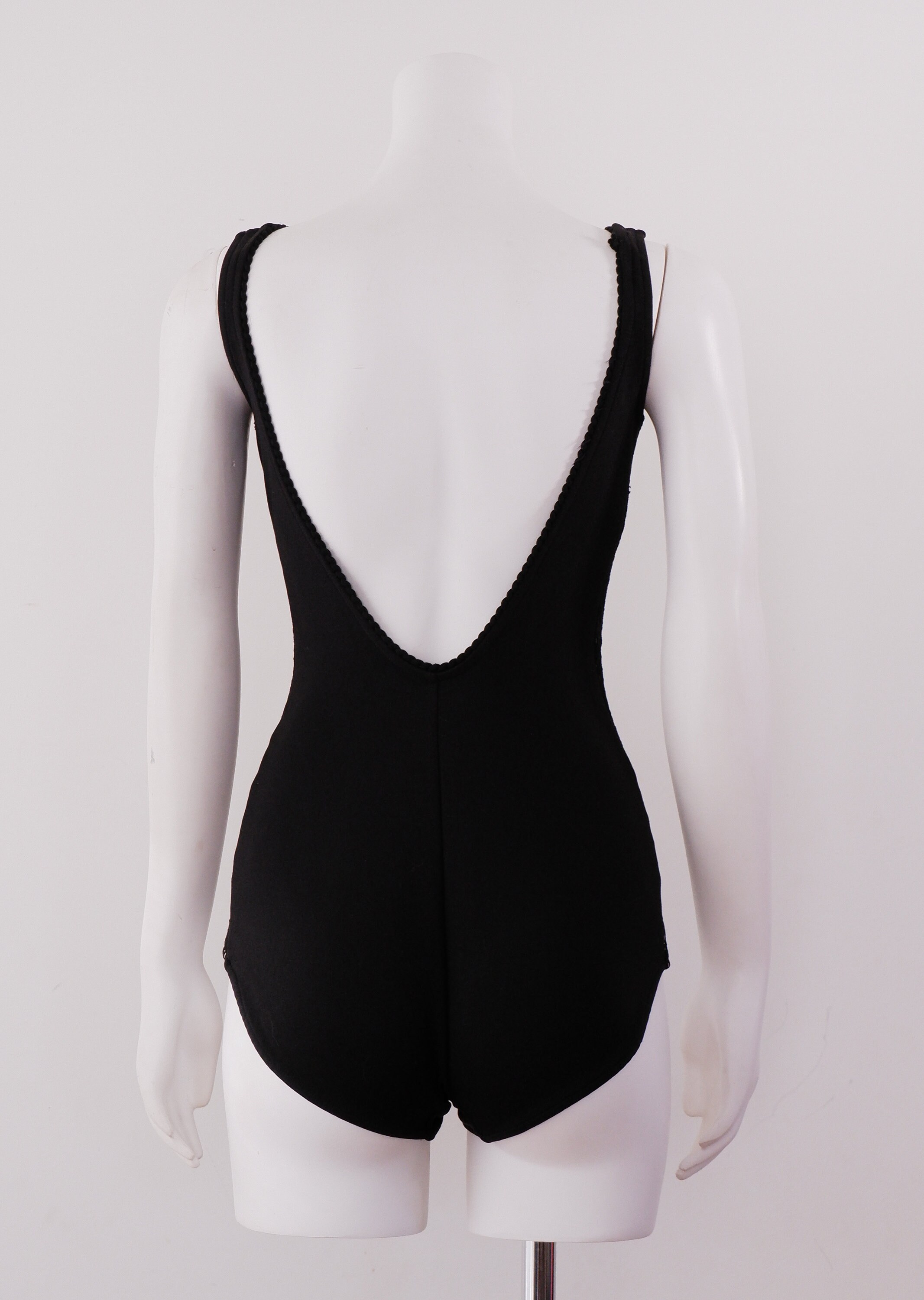 1960's Black Swim Suit / Vintage Open Back Bathing Suit - Etsy Canada