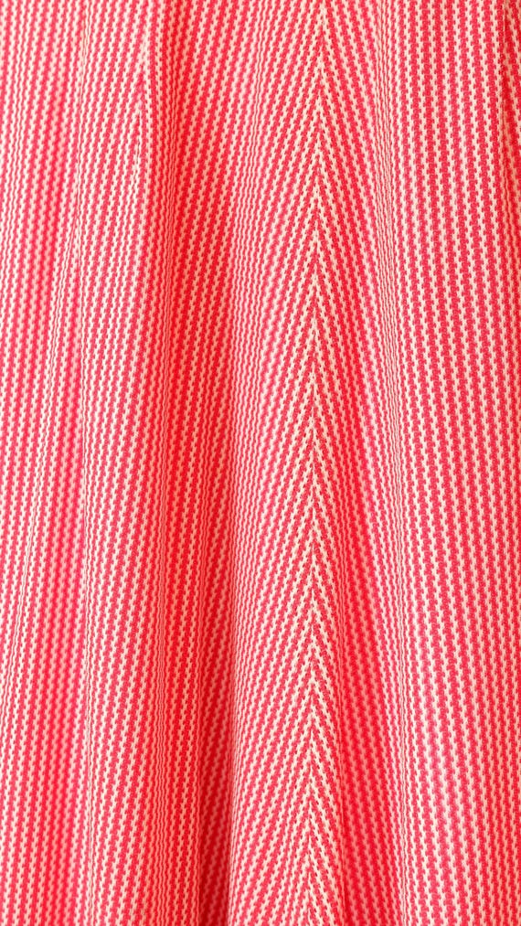 strapless open back dress Red and White Chevron Shirt Dress