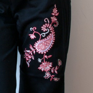 Vintage Black Crop Pants image 10