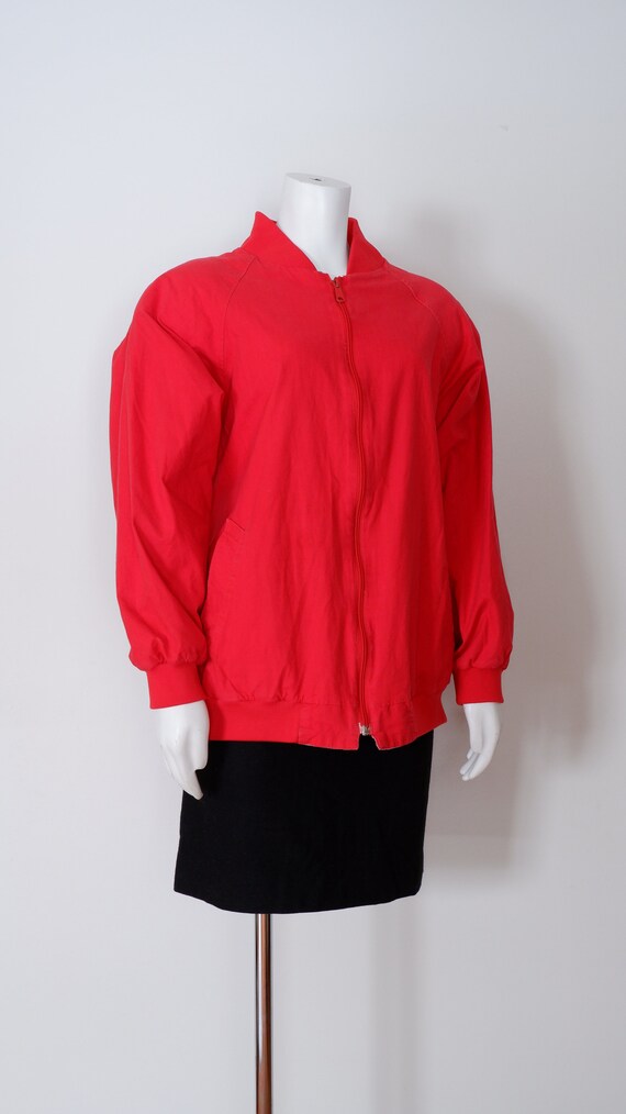 Red Reversible Wind Breaker Jacket - image 6