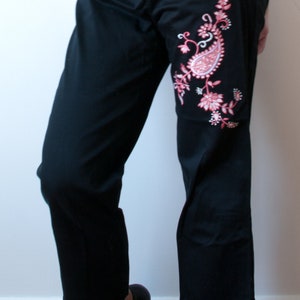 Vintage Black Crop Pants image 4