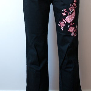 Vintage Black Crop Pants image 5