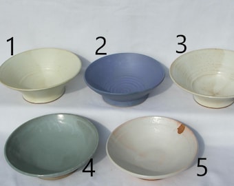 Shallow Flared Rim Bowls- 11" Assorted Colors