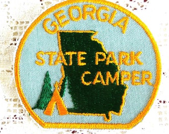 Georgia State Park Camper  ...  Souvenir Patch