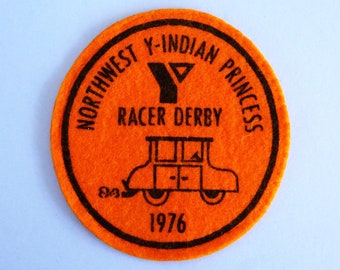 1976 YMCA Indian Princess Racer Derby Souvenir Patch