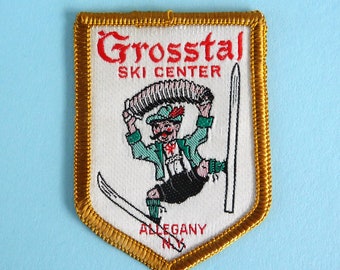 Vintage Ski Patch  ...  Grosstal Ski Center Allegany New York