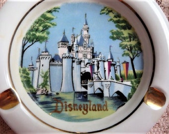 Disneyland -- Anaheim California Walt Disney Productions Souvenir Ashtray