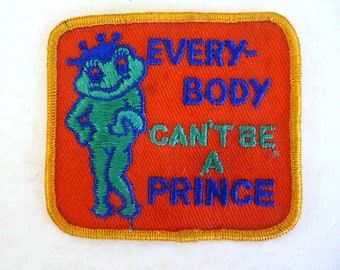 Whimsical Vintage Frog Prince Patch