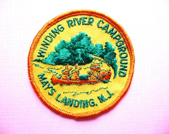 May's Landing New Jersey **  Winding River Campground Souvenir Patch