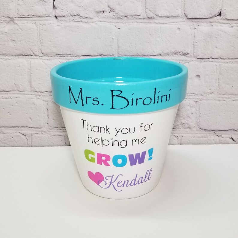 Flower pot personalized flower pot Mother's day gift Etsy