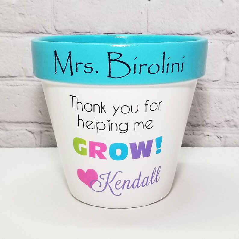 Flower pot personalized flower pot Mother's day gift Etsy
