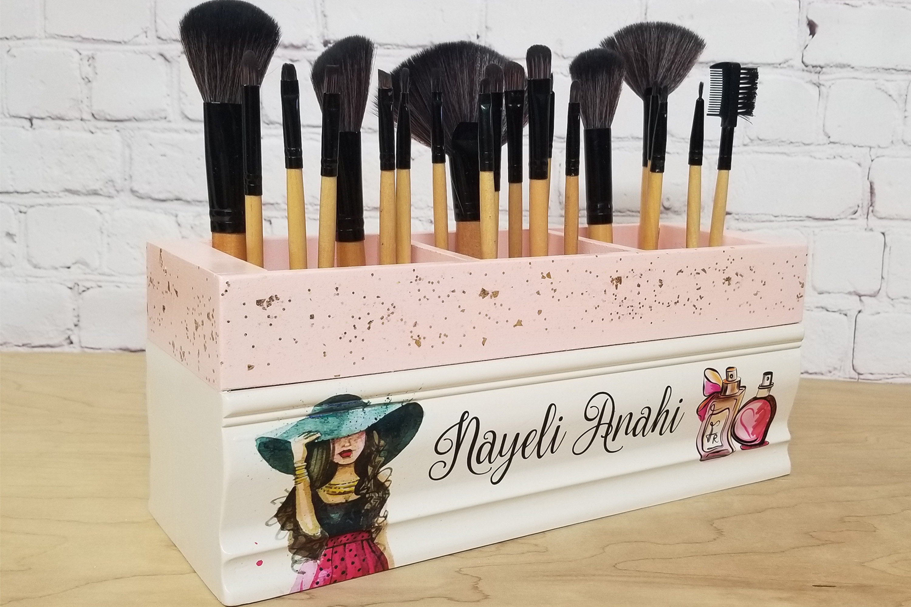 Personalized makeup organizer Cosmetic organizer makeup Etsy