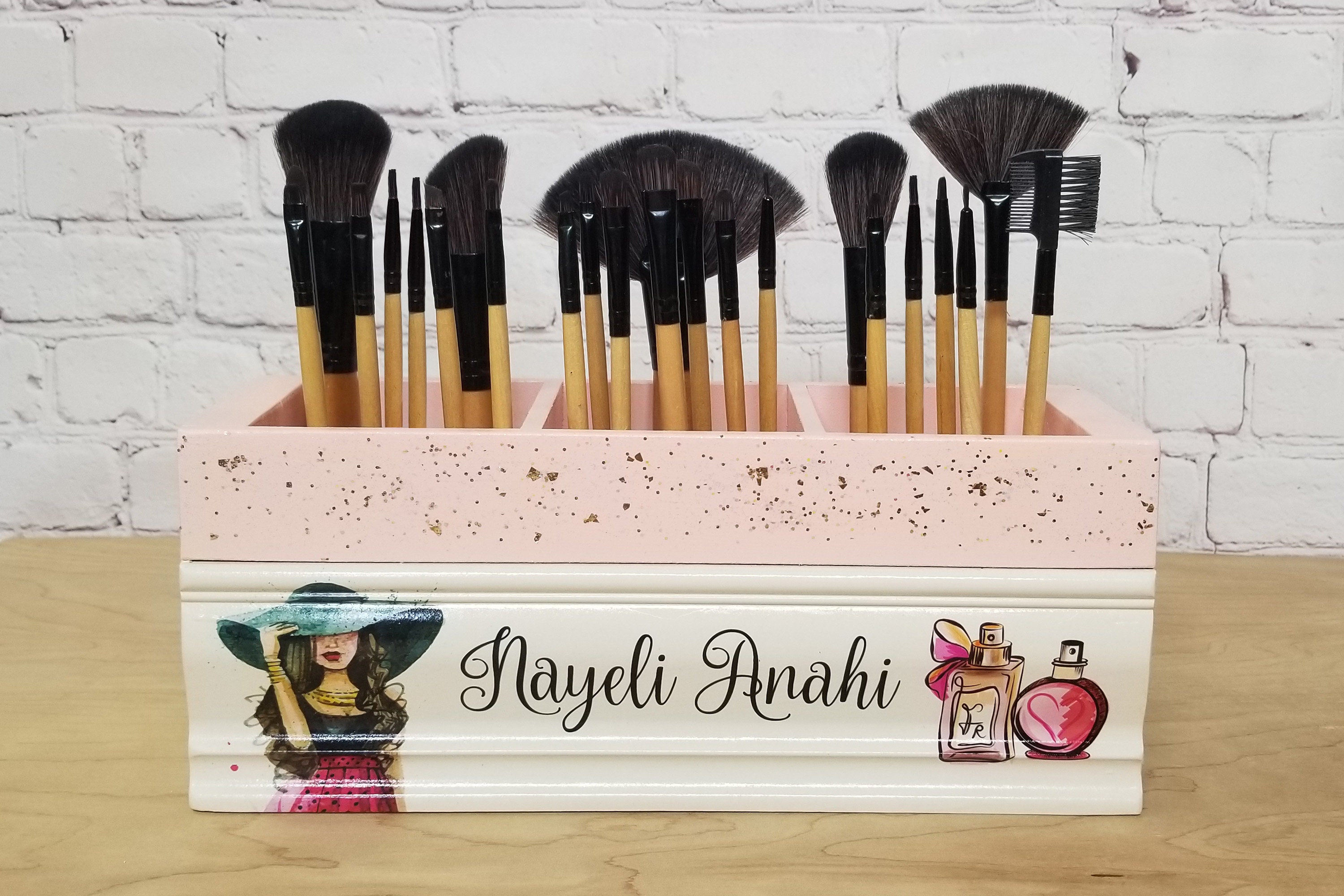 Personalized makeup organizer Cosmetic organizer makeup Etsy