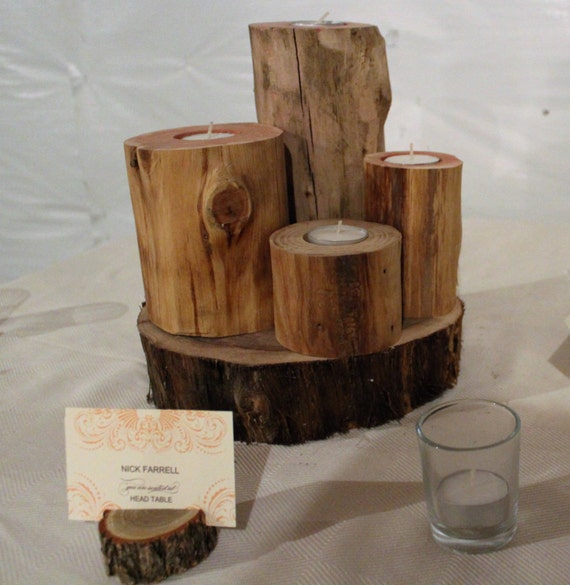 Cedar Candle Centerpiece Kit